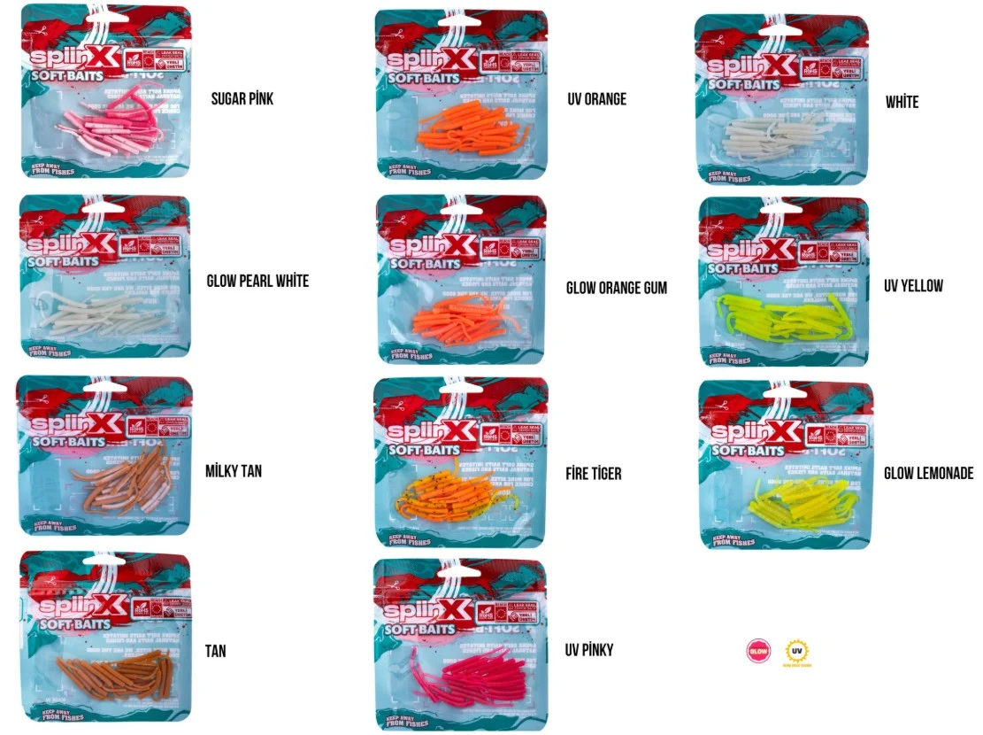 SPİİNX SpiinX Soft Baits Baby Fish 4.5cm 18P Silikon Yem - Görsel 1
