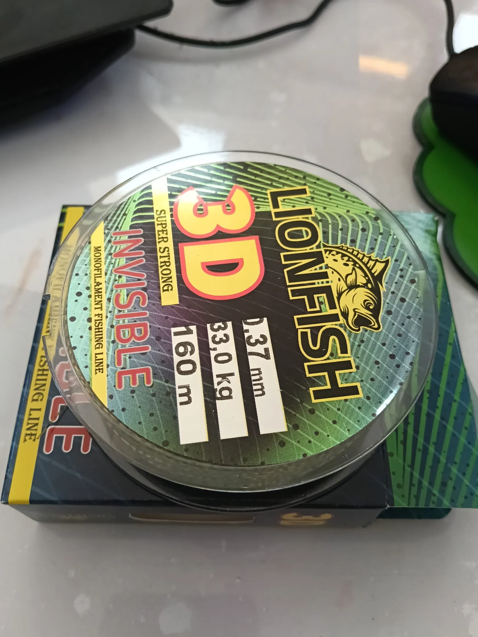 WhatsApp Image 2026-05-30 at 10.19.00 (1) LİONFISH 3D SAZAN MİSİNASI 160 mt 0,35mm - Görsel 1