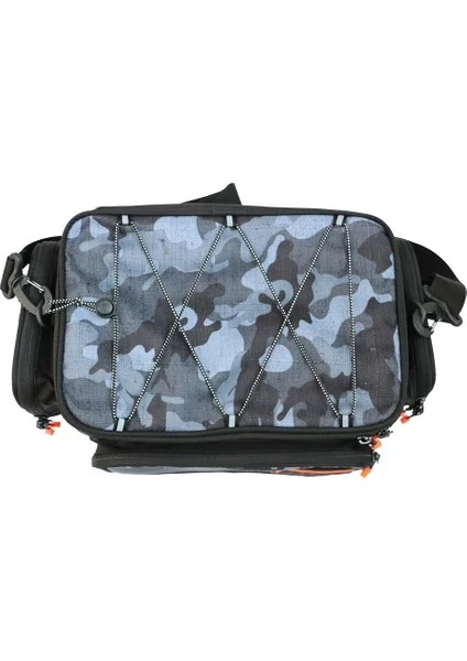 Fujin Black Camo Balıkçı Çantası - Çok Fonksiyonlu - Görsel 4
