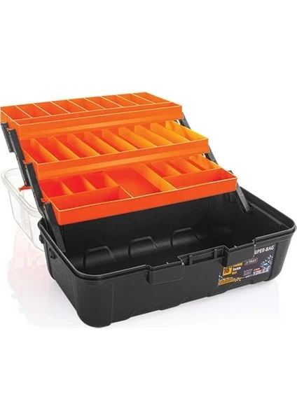 Super-Bag 16" Raflı Balıkçı Takım Çantası - Görsel 2