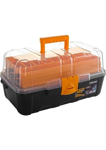 Super-Bag 16" Raflı Balıkçı Takım Çantası