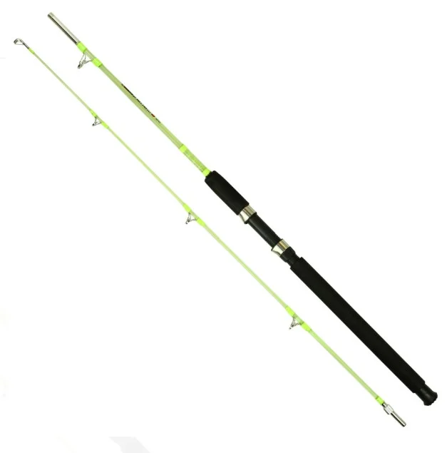 captain yeşil tekne Captain 1433 Master Fisher 2 Parça Dolgu Vidalı Tekne Kamışı 12lbs Atar - Görsel 1