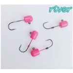 Rıver Hunter Jig Head Pembe Glow 4P - Görsel 2