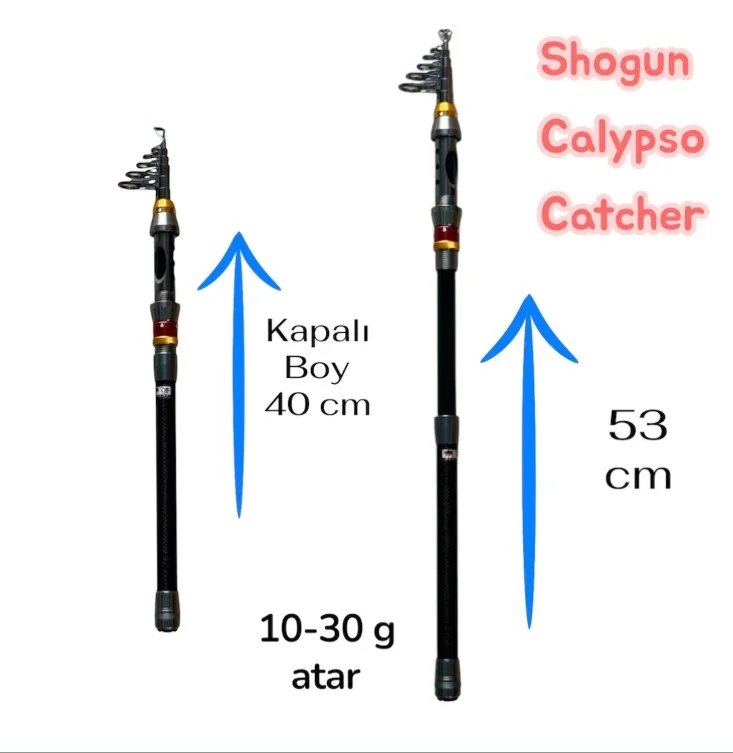 calypso CALYPSO CATCHER 10-30 GR ATARLI SPİN KAMIŞI - Görsel 1